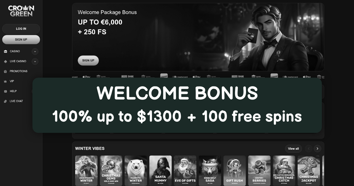 CrownGreen Casino - Canada's Top Online Slots Destination
